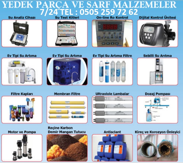su-aritma-yedek-parca